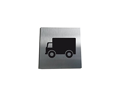 AUA SIGNALETIQUE - Plaque Alu Brossé Livraison - 200x200 mm von AUA SIGNALETIQUE