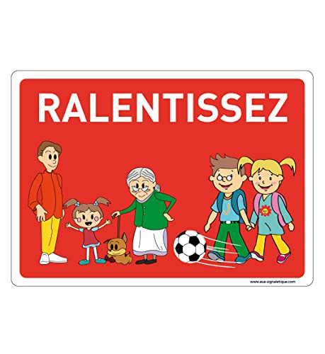 AUA SIGNALETIQUE - Verkehrsschild mit abgerundeten Ecken – Verlangsamung – Nachricht: Aux Automobilisten De Verlangsamung – 210 x 150 mm, PVC 1,5 mm AUA SIGNALETIQUE - Verkehrsschild mit abgerundeten Ecken – Verlangsamung – Nachricht: Aux Automobilisten De Verlangsamung – 210 x 150 mm, PVC 1,5 mm von AUA SIGNALETIQUE