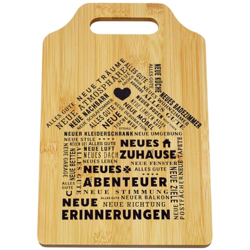 AUAUY Geschenkideen zum Einzug - Bambus Schneidebrett Geschenk zum Einzug ins Haus, Einzugsgeschenke Haus, Einweihungsgeschenk Haus, Geschenk zum Einzug ins Haus, Neues Zuhause, Neues Haus Geschenk AUAUY Geschenkideen zum Einzug - Bambus Schneidebrett Geschenk zum Einzug ins Haus, Einzugsgeschenke Haus, Einweihungsgeschenk Haus, Geschenk zum Einzug ins Haus, Neues Zuhause, Neues Haus Geschenk von AUAUY