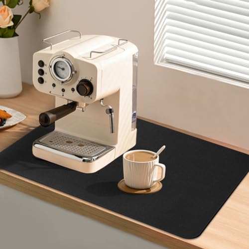 AUAUY Kaffeemaschine Abtropfmatte, Schnelltrocknend Abtropfmatte Geschirr, Superabsorber Kieselgur Kaffeemaschine Abtropfmatte, Kaffeemaschine Matte Unterlage, Spülmatte für Küche Bad Theke(40x60cm) AUAUY Kaffeemaschine Abtropfmatte, Schnelltrocknend Abtropfmatte Geschirr, Superabsorber Kieselgur Kaffeemaschine Abtropfmatte, Kaffeemaschine Matte Unterlage, Spülmatte für Küche Bad Theke(40x60cm) von AUAUY