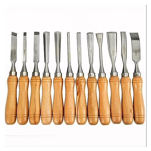 12PCS Holz Carving Hand Meißel Set Drehmaschine Messer DIY Holz Drehen Holzbearbeitung Professionelle Gouges Holzhandwerk Zimmerei Werkzeuge von AUBEST