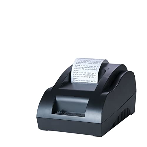 AUBEST Etikettendrucker, 5. 8IZ. Quittungsdrucker 58mm klein schwarz USB Interface-Drucker for SuperMaket/Krankenhaus Portable Thermomrucker von AUBEST
