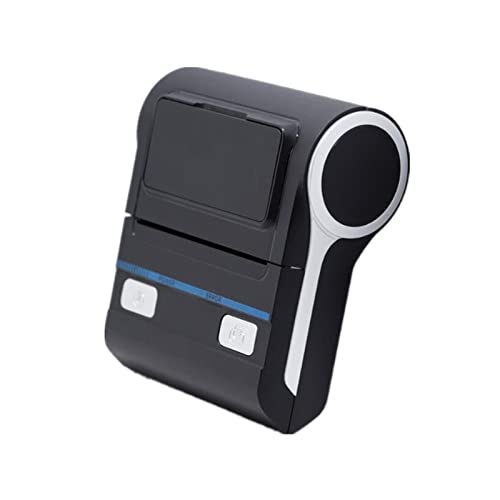 AUBEST Etikettendrucker, Takeaway Bestellen Supermarkt Retail-Registrierkasse Kleine Ticket Tragbare Bluetooth Mini 80mm Thermalbelegdrucker 90mm / s von AUBEST
