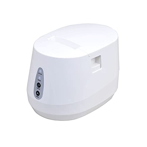 AUBEST Etikettendrucker, Thermischer Etikett Barcode-Drucker 2 in 1 Empfang Ticker und Etikettendruckerdrucker 60mm for Supermarkt und Laden(237B) von AUBEST