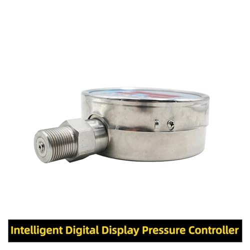 Druckregler, 0-60 MPa Digitales Manometer, 100 mm Zifferblattkontakt-Hydraulikmanometer 200 bar 400 bar Manometer M20 * 1,5(NPT1-4 Axial,0-0.4Mpa) von AUBEST