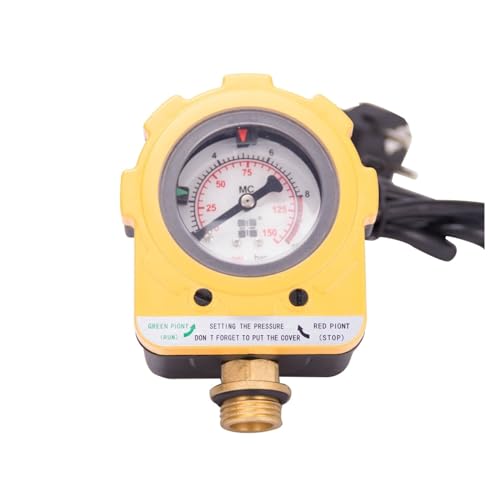 Druckregler, 10Bars Wasserpumpe Automatischer intelligenter fotoelektrischer Schalter, einstellbarer elektronischer Druckmesser-Controller von AUBEST