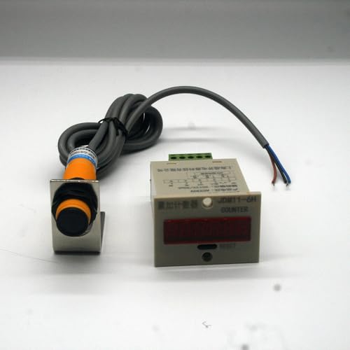 Druckregler, 5 6-stellige Anzeige Elektronischer Zähler AC220 / AC36V / DC 24V / DC 12V(30cm Bracket,AC110) von AUBEST