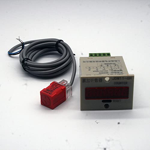 Druckregler, 5 6-stellige Anzeige Elektronischer Zähler AC220 / AC36V / DC 24V / DC 12V(Distance 5MM,AC) von AUBEST