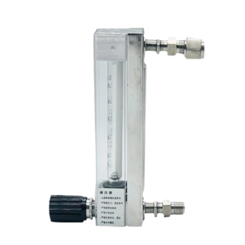 Durchflussmesser, Glasrohr-Rotameter-Durchflussmesser DK800-6 Gasdurchflussmesser mit variablem Bereich for Luft, Sauerstoff, Stickstoff, industrieller Schwimmerdurchflussmesser(10-100L-H) von AUBEST