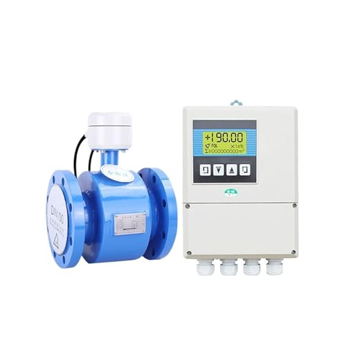 Durchflussmesser, Split Elektromagnetische Durchflussmesser Pipeline Industrielle Abwasser Abwasser Edelstahl Anti-korrosion Intelligente DN80 Meter(DN100 PTFE) von AUBEST