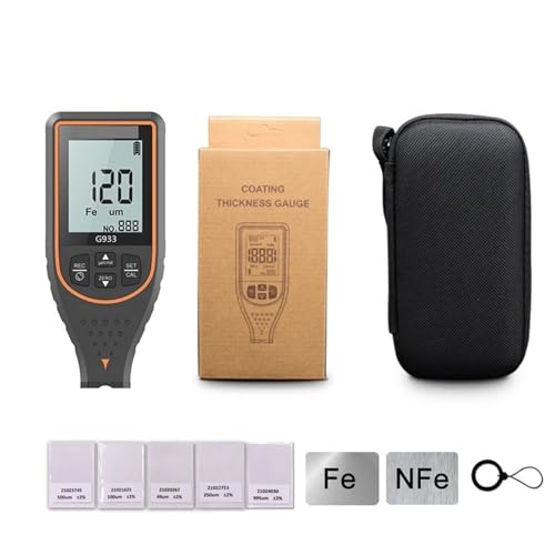 Farbdickenmessgerät, Schichtdickenmessgerät 0-1700/0,1 Mikron FE NFE Lackierwerkzeug Autolack Filmdickenmessgerät von AUBEST