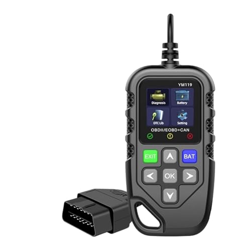 Fehlercodeleser, OBDII Scanner YM119 Mehrsprachis Arbeiten For Alle Autos OBD2 Codeleser Auto Auto Diagnosewerkzeug Fahrzeuginformationen Lesen Fehlercodeleser, OBDII Scanner YM119 Mehrsprachis Arbeiten For Alle Autos OBD2 Codeleser Auto Auto Diagnosewerkzeug Fahrzeuginformationen Lesen von AUBEST