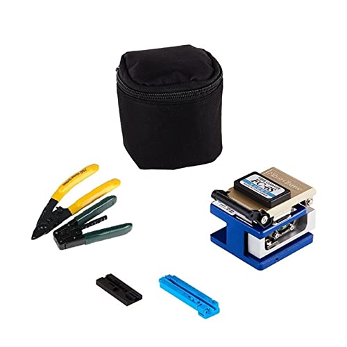 Fiberschere, Ftth. Faseroptisches Spleißwerkzeug-Kit Faserschneider Optisches Faser-Kleber-Cutter-Werkzeug-Kit FC-6s. Schneiden von Fasermesser + Bag + CFS-2. Fiberschere, Ftth. Faseroptisches Spleißwerkzeug-Kit Faserschneider Optisches Faser-Kleber-Cutter-Werkzeug-Kit FC-6s. Schneiden von Fasermesser + Bag + CFS-2. von AUBEST
