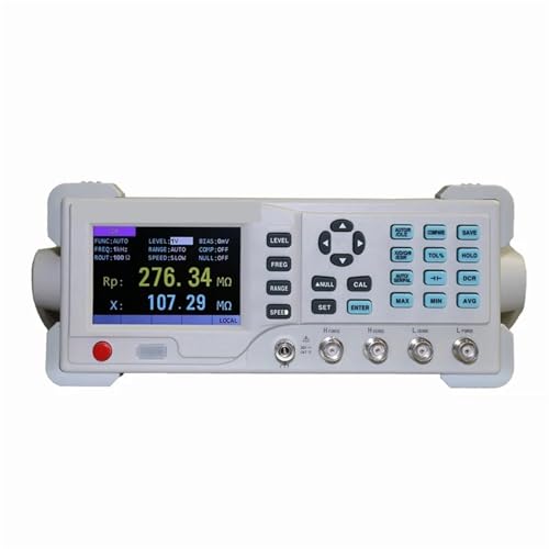 Kapazitätsmessgeräte, ET4401 ET4410 LCR Tisch Digital Brid Tester Desktop LCR Meter Kapazität Widerstand Impedanz Induktivität Messen Meter(4410(16Points)100Khz) von AUBEST