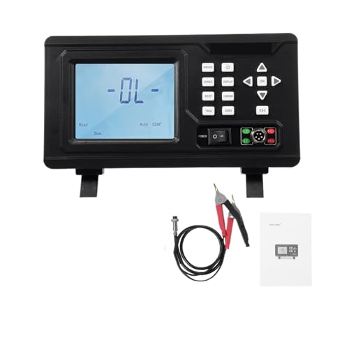 Kapazitätsmessgeräte, ET511 DC-Niedrigwiderstandstester, Tragbares Milliohmmeter, Mikrowiderstandstester Zur Widerstandsmessung (10 ΜΩ ~ 20 KΩ) von AUBEST
