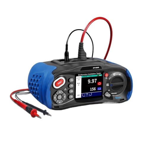 Kondensatortester, Multifunktions-Elektrosicherheits-Installationstester Isolation, Niederohm, Durchgang, Schleifenwiderstand von AUBEST
