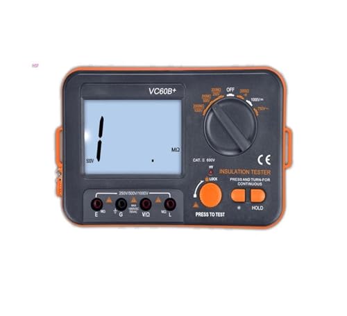 Kondensatortester, VC60B+ Insulation Resistance Tester Digital Megohmmeter Electrician Megohm Meter Kondensatortester, VC60B+ Insulation Resistance Tester Digital Megohmmeter Electrician Megohm Meter von AUBEST