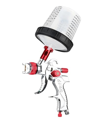 Spritzpistole, 1,4 Mm 1,7 Mm 2,0 Mm Professionelle HVLP-Spritzpistole Automatisches Farbspritzpistolen-Werkzeug for Den Heimgebrauch(Set-A) von AUBEST