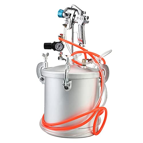 Spritzpistole, 10 L Hochdruck-Farbtopf-Spritzpistole 2,0 Mm Düse Farbspritzgerät 10 L Fassungsvermögen Home Commercial Painting Coating(3.5) von AUBEST