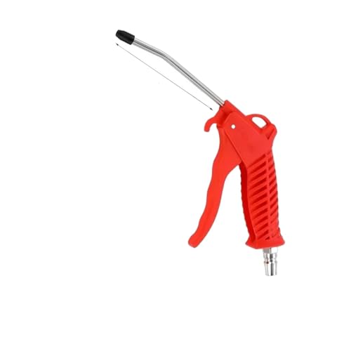 Spritzpistole, Druckluftpistolen Pneumatische Staubblaspistole Luftpumpe Verlängerte Düsen Hochdruck-Staubblaswerkzeug Druckluft-Reinigungswerkzeug(Red Short) von AUBEST