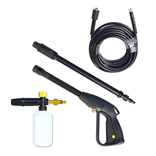 Spritzpistole, Hochdruck-Schaumpistole Schlauch-Kit Hochdruckreiniger Sprühpistole Schaumkanone Schneeschaumlanze Schäumer Schlauchdüse for(Type E) von AUBEST