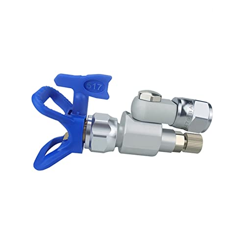 Spritzpistole, Ventil 287030 287036 Airless-Spritzen Mit Düsenabsperrventil Adaptergelenk for Hochdruck-Spritzpistole Schwenkbar(287030 Set) von AUBEST