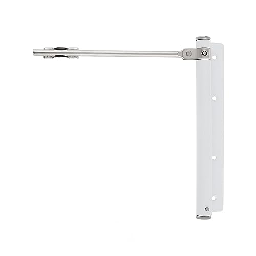 Toröffner, Türschließer, Edelstahl, einfacher automatischer Türschließer, Scharnier, leichte Pufferschließvorrichtung for Wohn- und Gewerbeimmobilien(White) von AUBEST