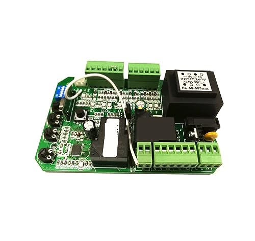 Toröffner, Universal-Version Schiebetor-Motoröffner, Motherboard-Karte, ersetzte Platine, 433,92 MHz, Rolling-Code-Fernbedienung(4 remote control kit) von AUBEST