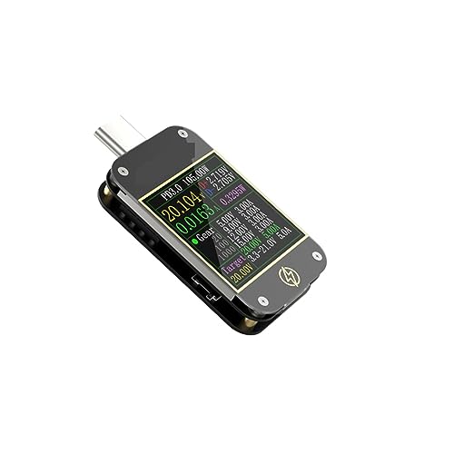 USB-Strommessung, Typ-C PD Trigger USB-C Voltmeter Amperemeter Schnellladeprotokoll Test Typ-C Messgerät Power Bank Tester mit PC-Software(B) von AUBEST