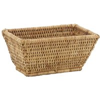 Aubry Gaspard - Brotkasten aus natürlichem Rattan Rechteck - 20 x 12 cm von AUBRY GASPARD