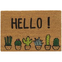 Fußmatte aus Kokosfasern 'Hello' von AUBRY GASPARD