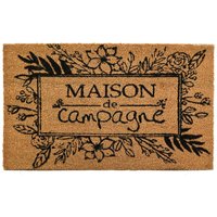 Fußmatte aus Kokosfasern mit Maison de campagne Inschrift von AUBRY GASPARD