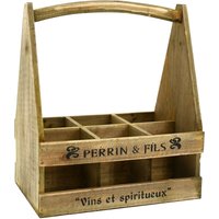 Flaschenträger aus gealtertem Holz "Perrin & Fils" von AUBRY GASPARD