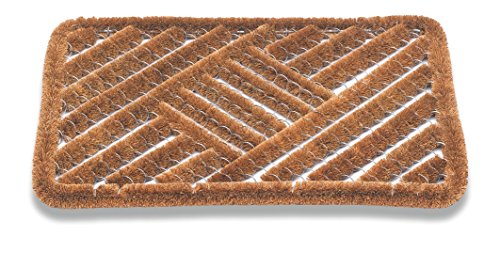 DRAGO Robuste dicke Natur-Kokos Fussmatte 50 x 80 CM, 30 MM bestehend aus 80% Kokos und 20% Eisen für den Innen- und Aussenbereich. DRAGO Robuste dicke Natur-Kokos Fussmatte 50 x 80 CM, 30 MM bestehend aus 80% Kokos und 20% Eisen für den Innen- und Aussenbereich. von AUCUNE