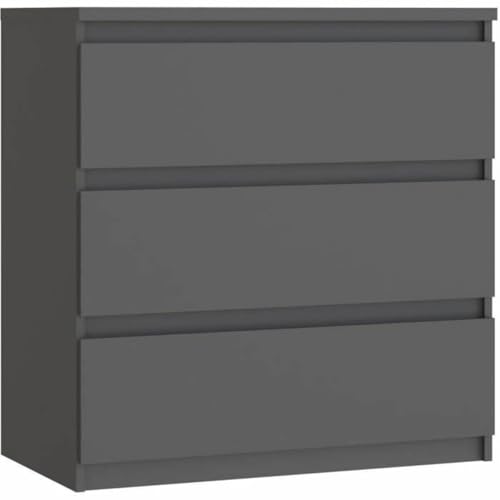 BigBuy Home Kommode Chelsea, Anthrazit, 77,2 x 42,2 x 79,9 cm, Marke EAN: 5904767049904 von AUCUNE