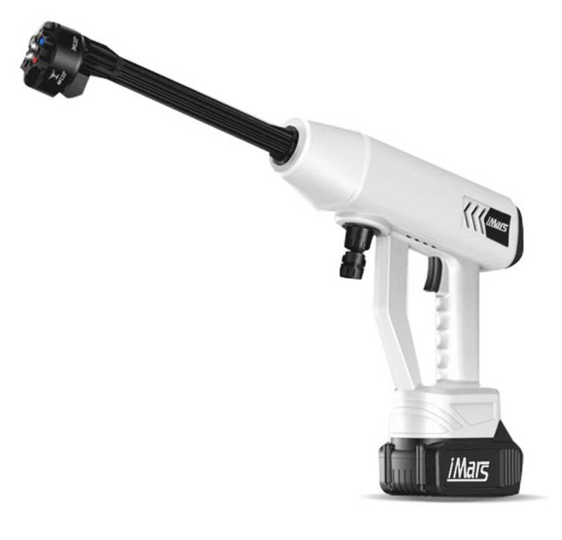 AUDEW Akku-Hochdruckreiniger ST-10, Druck max: 13 bar, 240 W, Fördermenge max: 270 l/h, mit 1 Akku und 6 in 1 Multi-Sprühdüse, 5m Schlauch von AUDEW