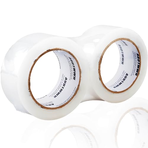 AUDTMWH Transparentes Verpackungsklebeband, robust, entworfen für Umzug, Versand und Verpackung, Post, 4,8 x 27,6 m, 2 Rollen AUDTMWH Transparentes Verpackungsklebeband, robust, entworfen für Umzug, Versand und Verpackung, Post, 4,8 x 27,6 m, 2 Rollen von AUDTMWH