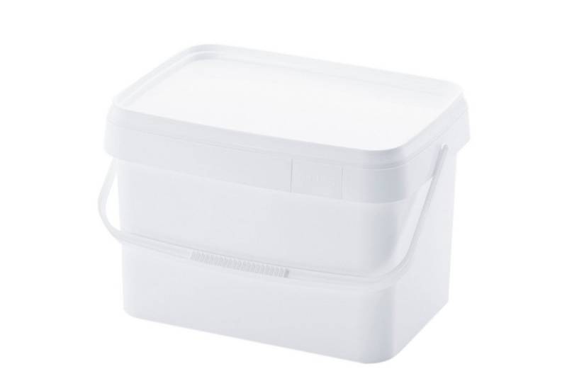 AUER Packaging GmbH Aufbewahrungsschüssel 1 x AUER 20 Liter Eimer mit Deckel 39 x 29 x 25 cm Weiß, (1-tlg., ineinander stapelbar), lebensmittelecht von AUER Packaging GmbH