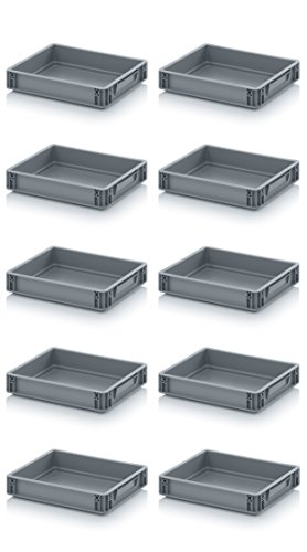 10x Eurobehälter-Eurobox 40 x 30 x 7,5 cm inkl. gratis Zollstock * 10er Set 10x Eurobehälter-Eurobox 40 x 30 x 7,5 cm inkl. gratis Zollstock * 10er Set von Auer Packaging