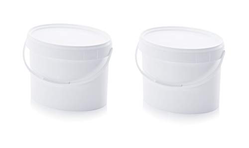 2X Eimer 18l mit Deckel * lebensmittelecht, Originalitätsverschluss 2er Set 2X Eimer 18l mit Deckel * lebensmittelecht, Originalitätsverschluss 2er Set von Auer Packaging