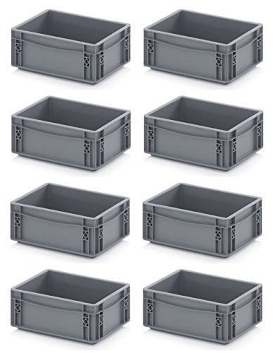Auer Packaging 8x Eurobehälter 30 x 20 x 12 grau inkl. gratis Zollstock 8er Set Auer Packaging 8x Eurobehälter 30 x 20 x 12 grau inkl. gratis Zollstock 8er Set von Auer Packaging
