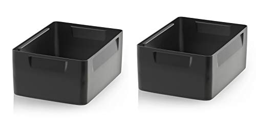 Einsatzkästen 2er Set 10cm Höhe für Auer Eurobehälter 40x30 * Einsatz Kästen Einsätze schwarz Einsatzkästen 2er Set 10cm Höhe für Auer Eurobehälter 40x30 * Einsatz Kästen Einsätze schwarz von Auer Packaging