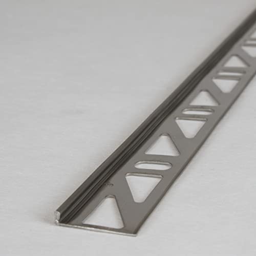 Fliesenabschlussprofil | Aluminium | Länge 2,5 m | Breite 23 mm | Fliesenprofil von Auer
