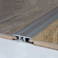 Klick-Übergangsprofil / Übergangsschiene 'Welland' Höhe 7 - 10 mm, 33,5 mm breit, 2-teilig, Aluminium eloxiert-silber-900 Klick-Übergangsprofil / Übergangsschiene 'Welland' Höhe 7 - 10 mm, 33,5 mm breit, 2-teilig, Aluminium eloxiert-silber-900 von AUER