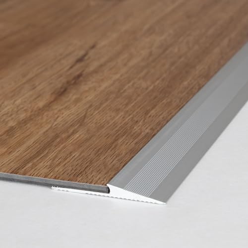 Rampenanstoßprofil | Aluminium | Silber | Breite 33-43 mm | Höhe 2 mm | Länge 1000 mm | Gebohrt | Rampenanstoßleiste | 1 Stück Rampenanstoßprofil | Aluminium | Silber | Breite 33-43 mm | Höhe 2 mm | Länge 1000 mm | Gebohrt | Rampenanstoßleiste | 1 Stück von AUER