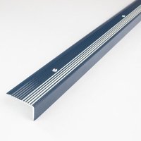 Treppenkante / Treppenkantenprofil / Winkelprofil (Größe 20 mm x 40 mm) aus Aluminium, mit abriebfester Spezialemaillierung und 5 nachleuchtenden von AUER