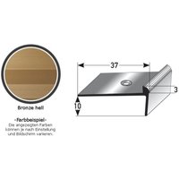Auer - Treppenkante 'Aulla' / Treppenkantenprofil / Winkelprofil, konfigurierbar, Breite: 37 mm, Höhe: 10-40 mm, Einfasshöhe 2-7 mm aus Aluminium von AUER