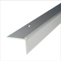 Treppenkante 'Lévis' / Winkelprofil 30 x 40 x 2,5 mm Typ: 386 (Aluminium eloxiert, gebohrt)-silber-1000 von AUER