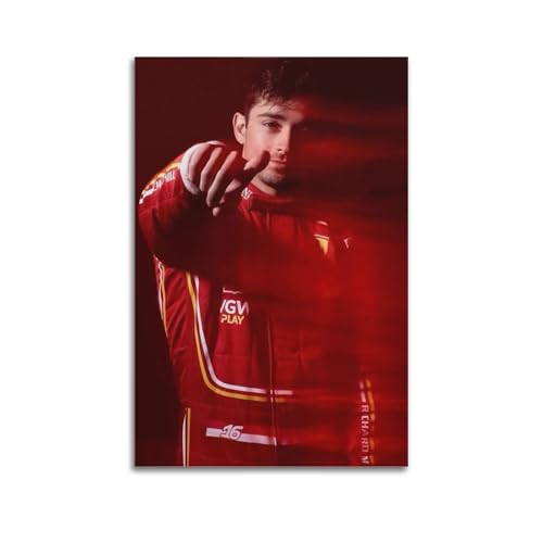 AUEYQWHE Charles Leclerc Poster, Wandkunst, ästhetisches Cover-Poster, Designgemälde für Wohnzimmer, Schlafzimmer, 20 x 30 cm, ungerahmter Stil von AUEYQWHE