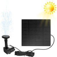 AUFUN 1,2 W Solar Teichpumpe Solar Springbrunnenpumpe Outdoor Garten Wasserspiel für Garten, Steingarten und Teichwasserspiel Dekoration von AUFUN